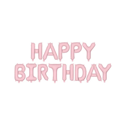PD Ballónstavir &quot;Happy birthday&quot; 340x35cm Pink