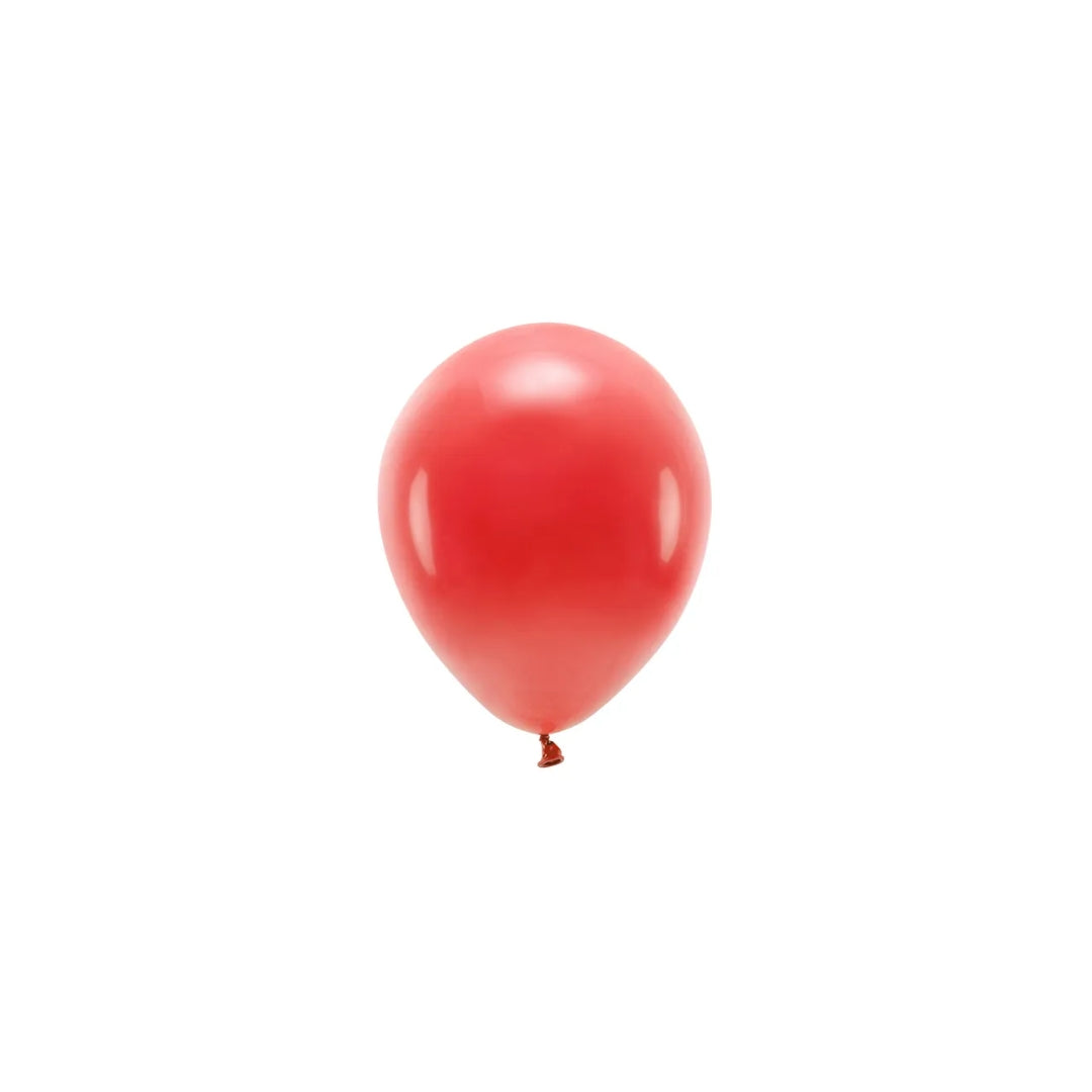 PD Ballón Eco 30cm 100stk Pastel reyð