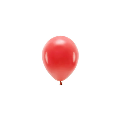 PD Ballón Eco 30cm 100stk Pastel reyð