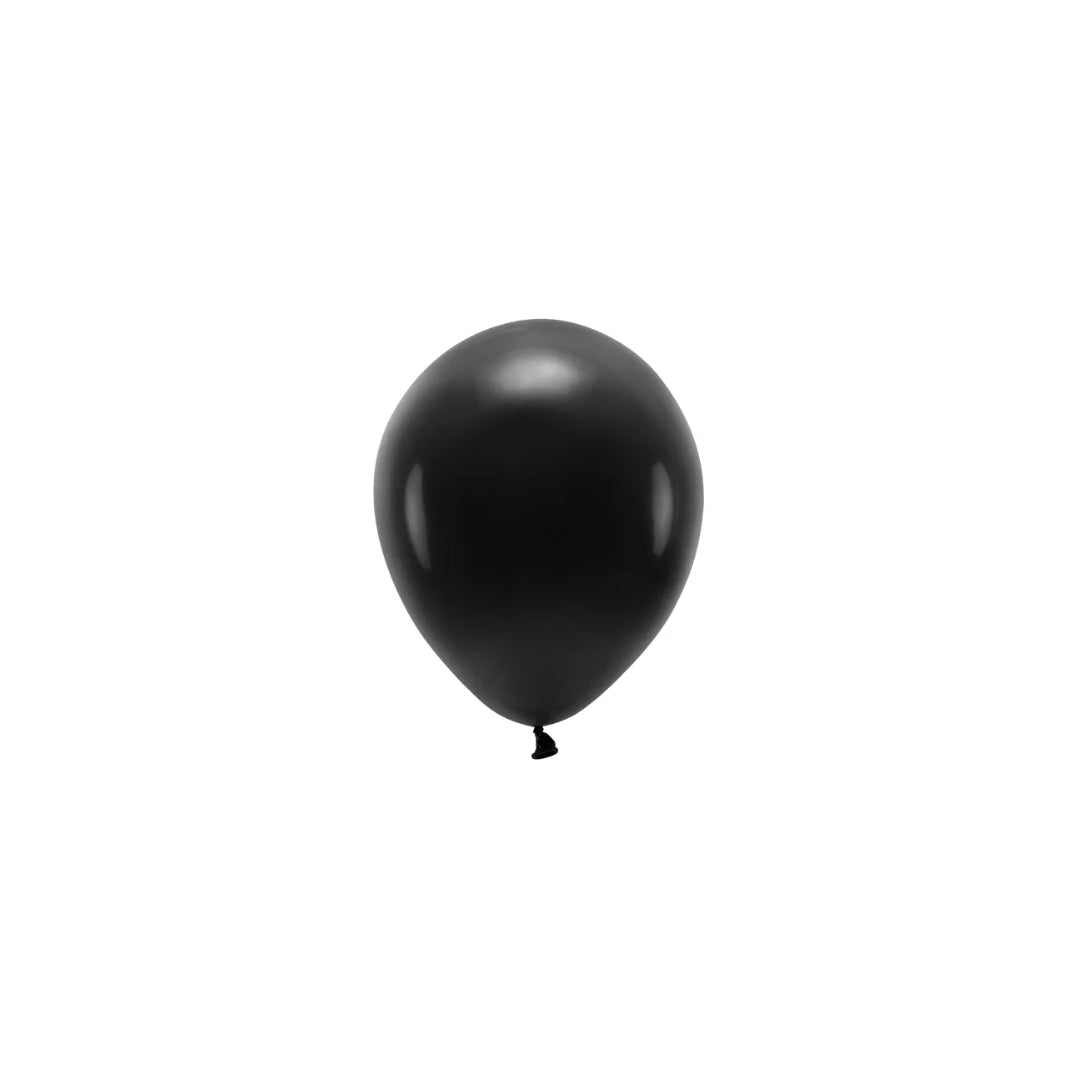 PD Ballón Eco 30cm 100stk Pastel svørt