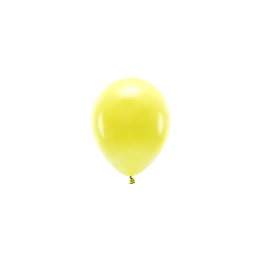 PD Ballón Eco 30cm 100stk Pastel gul