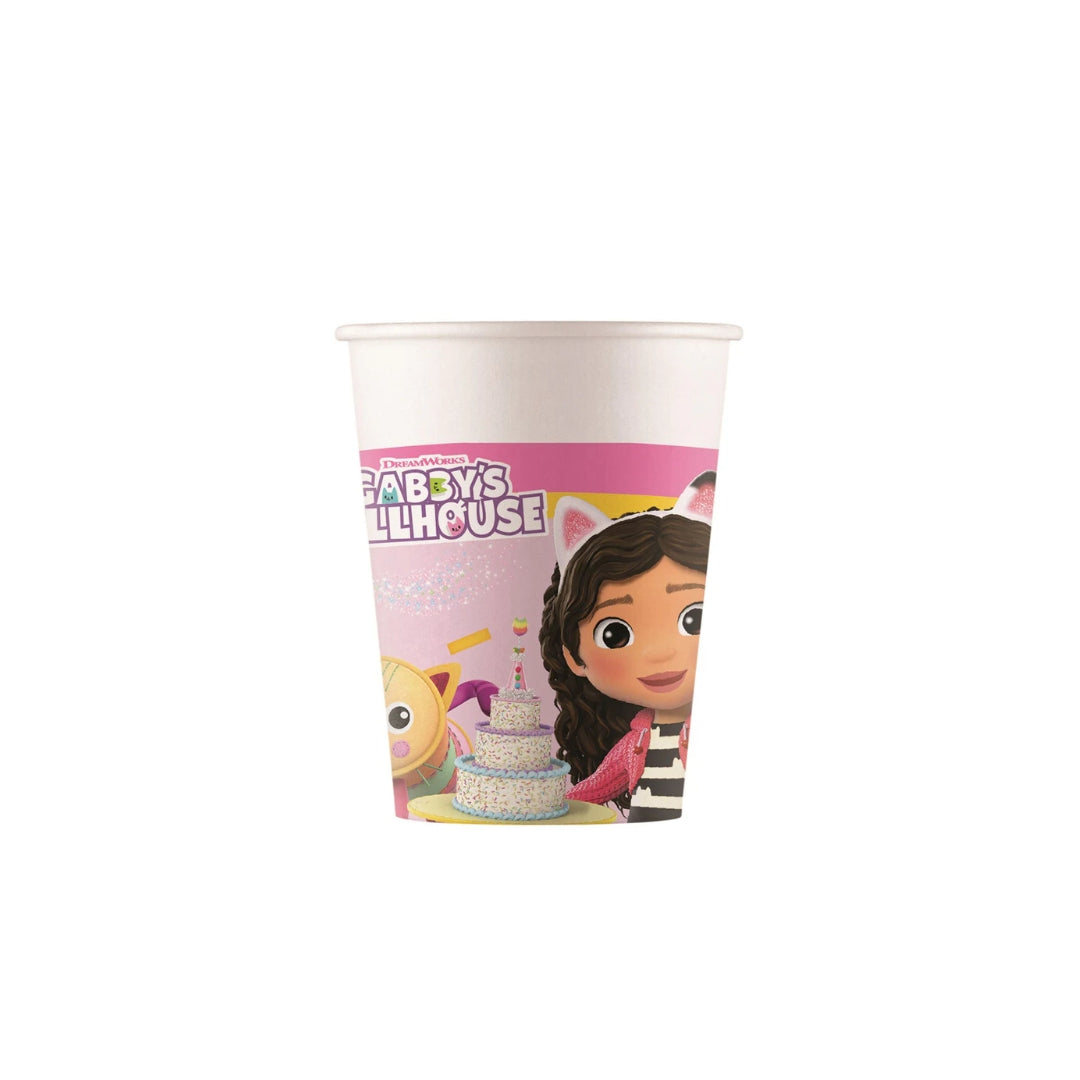 Pappbikar 20cl 8stk Gabbys Dukkuhús
