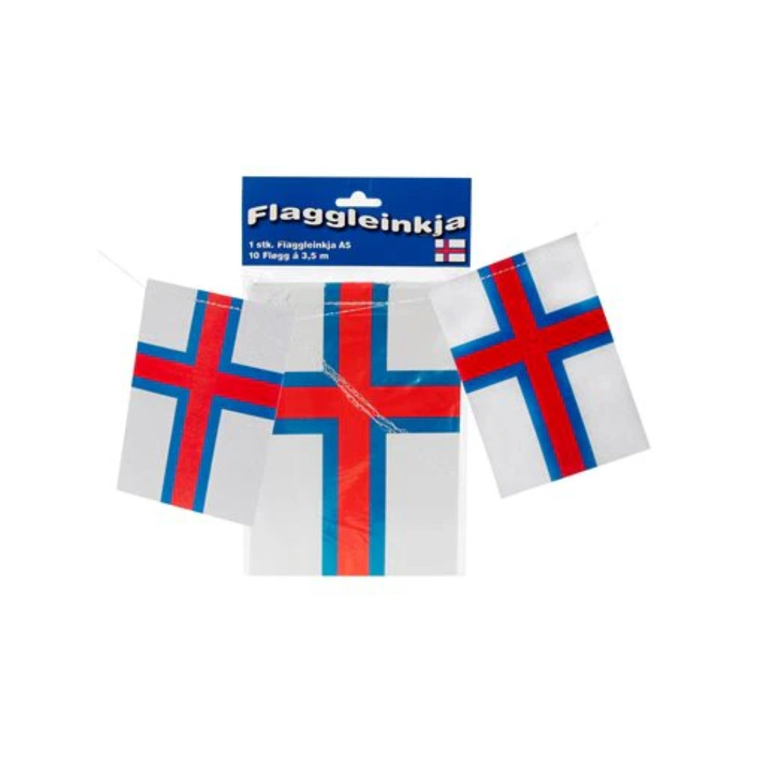 Flaggleinkja 10 fløgg A5 á 3,5m Merkið
