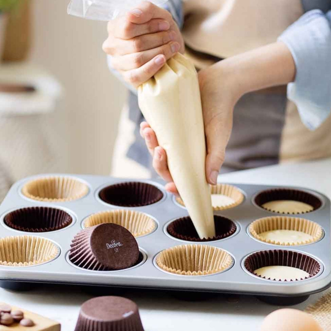 Decora Muffinsformar kraft 75stk 50x32mm