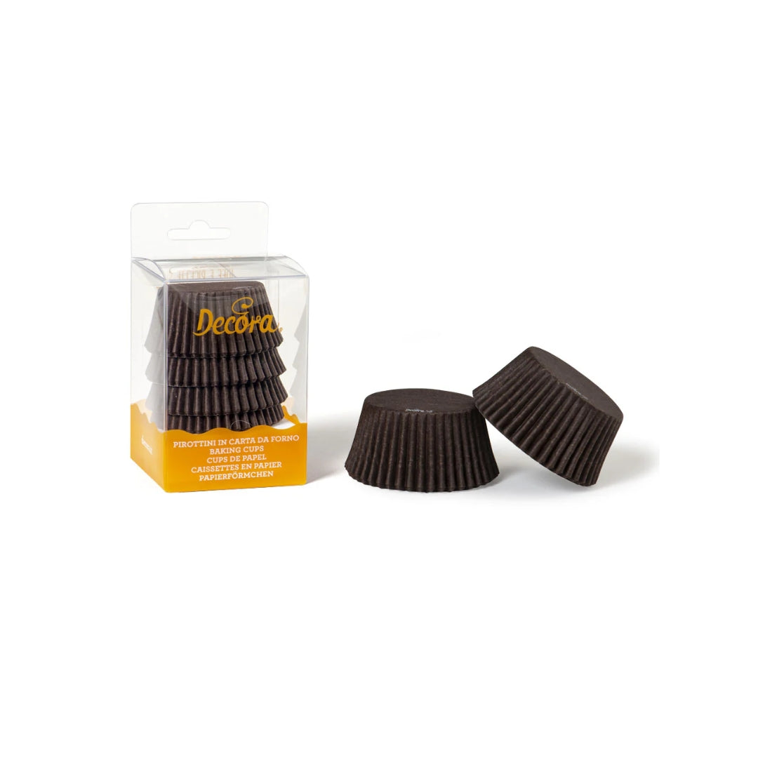 Decora Muffinsformar brúnir 75stk 50x32mm