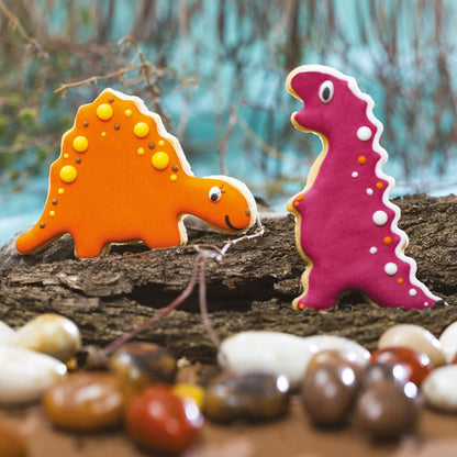 DC Køkuútstikkari sett 2stk litfagrir dinosaurar
