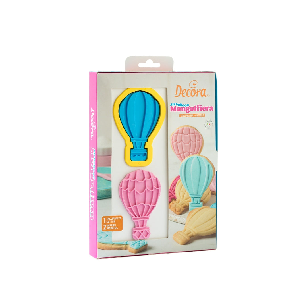 Decora Útstikkarasett 3stk Luftballón 3D relief