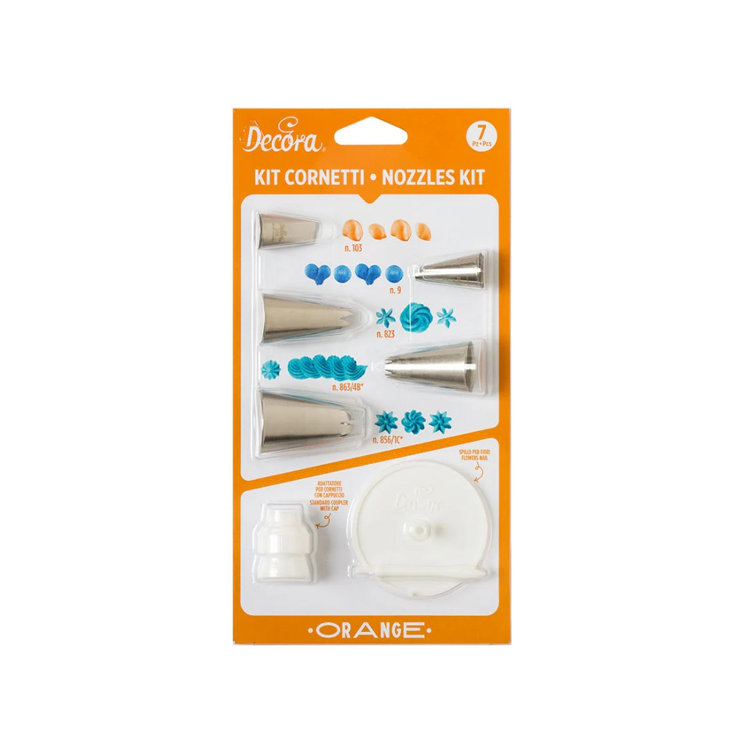 Decora Túllu-byrjunarsett v/7stk orange