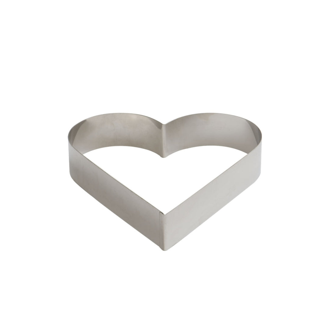 Decora Útstikkari hjarta 22cm H4,5cm Rustfrí