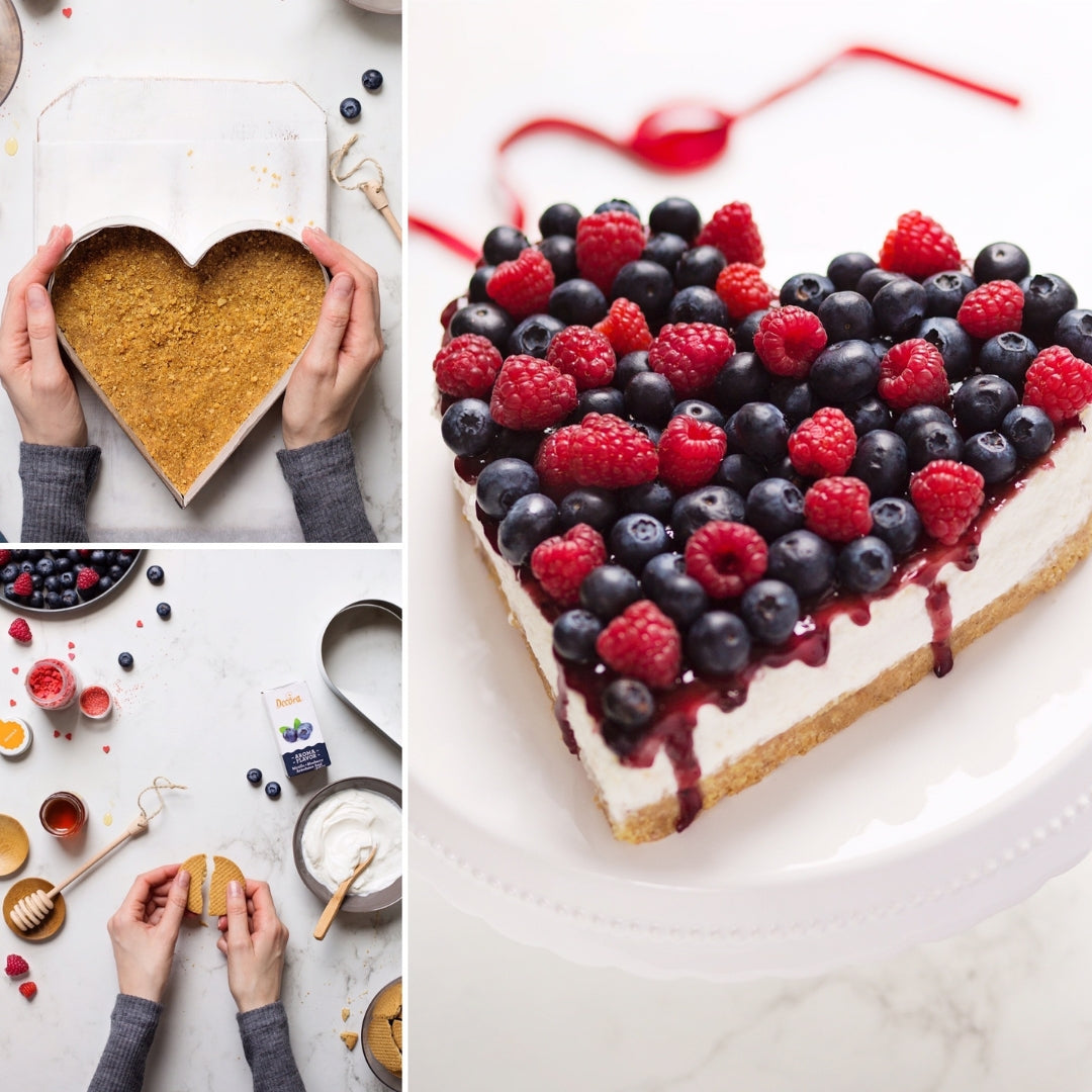 Decora Útstikkari hjarta 22cm H4,5cm Rustfrí