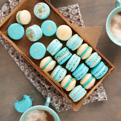 Decora Macaron turrmix t/2x35stk Ø3,5cm hvítt