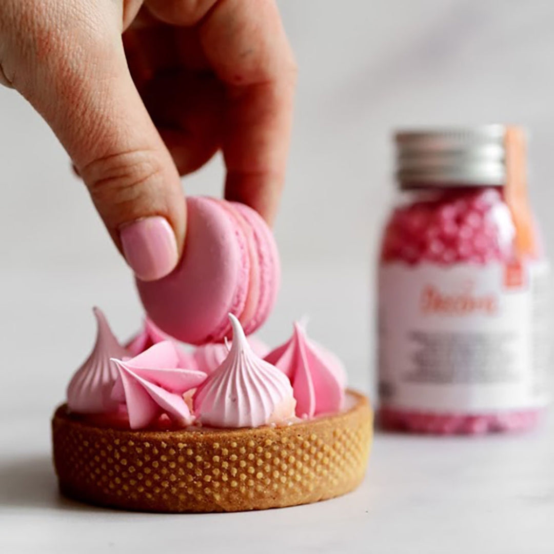 Decora Macaron turrmix t/2x35stk Ø3,5cm hvítt