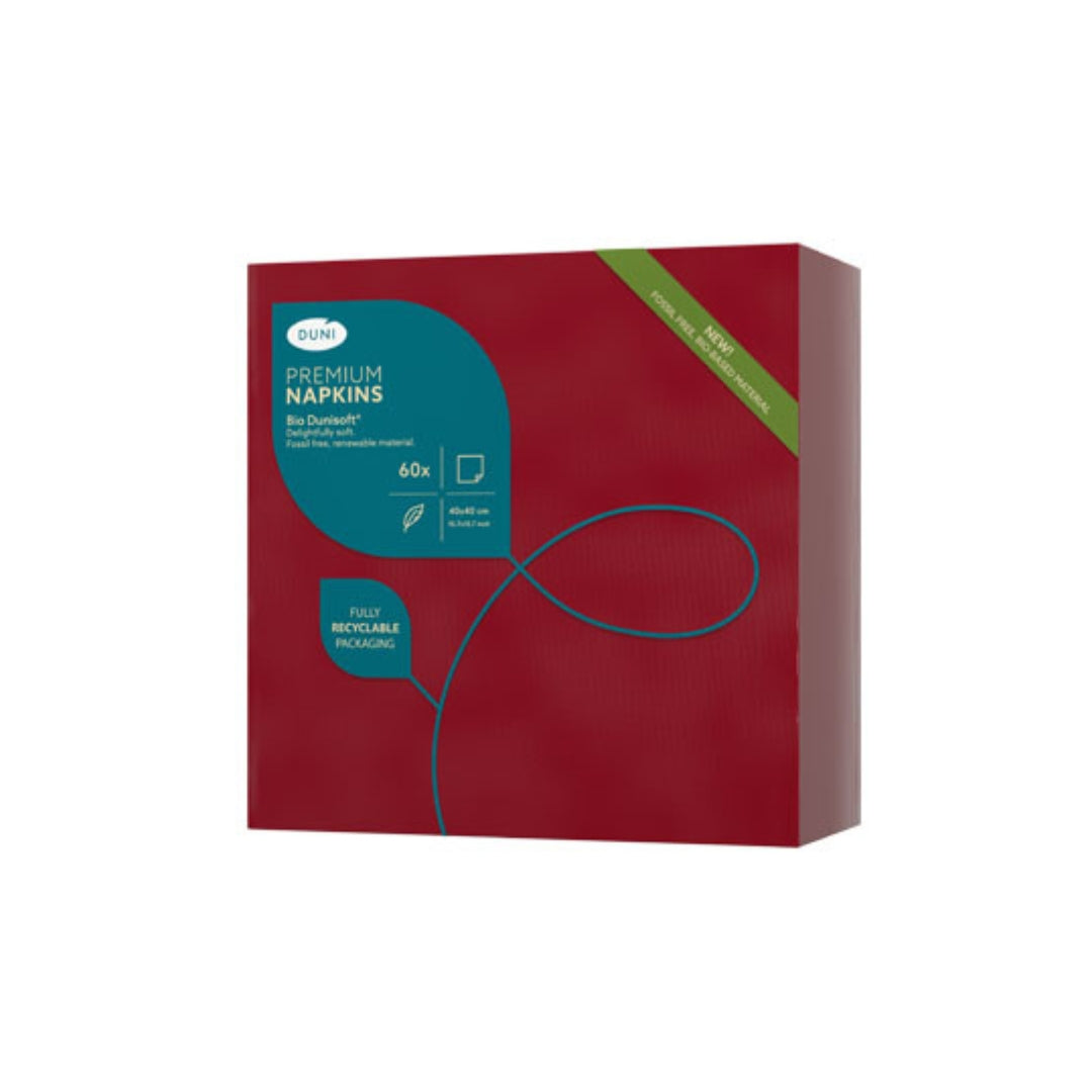 Dunisoft Bio serv.40cm 60stk|Kart/12 Bordeaux