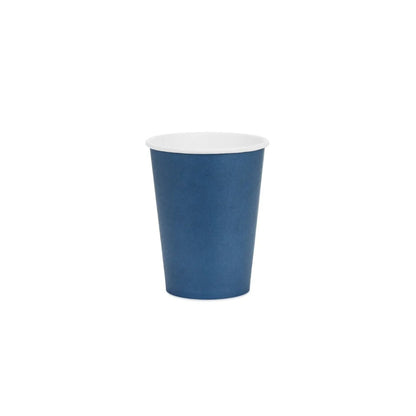 Pappbikar myrka Blátt 250ml 6stk