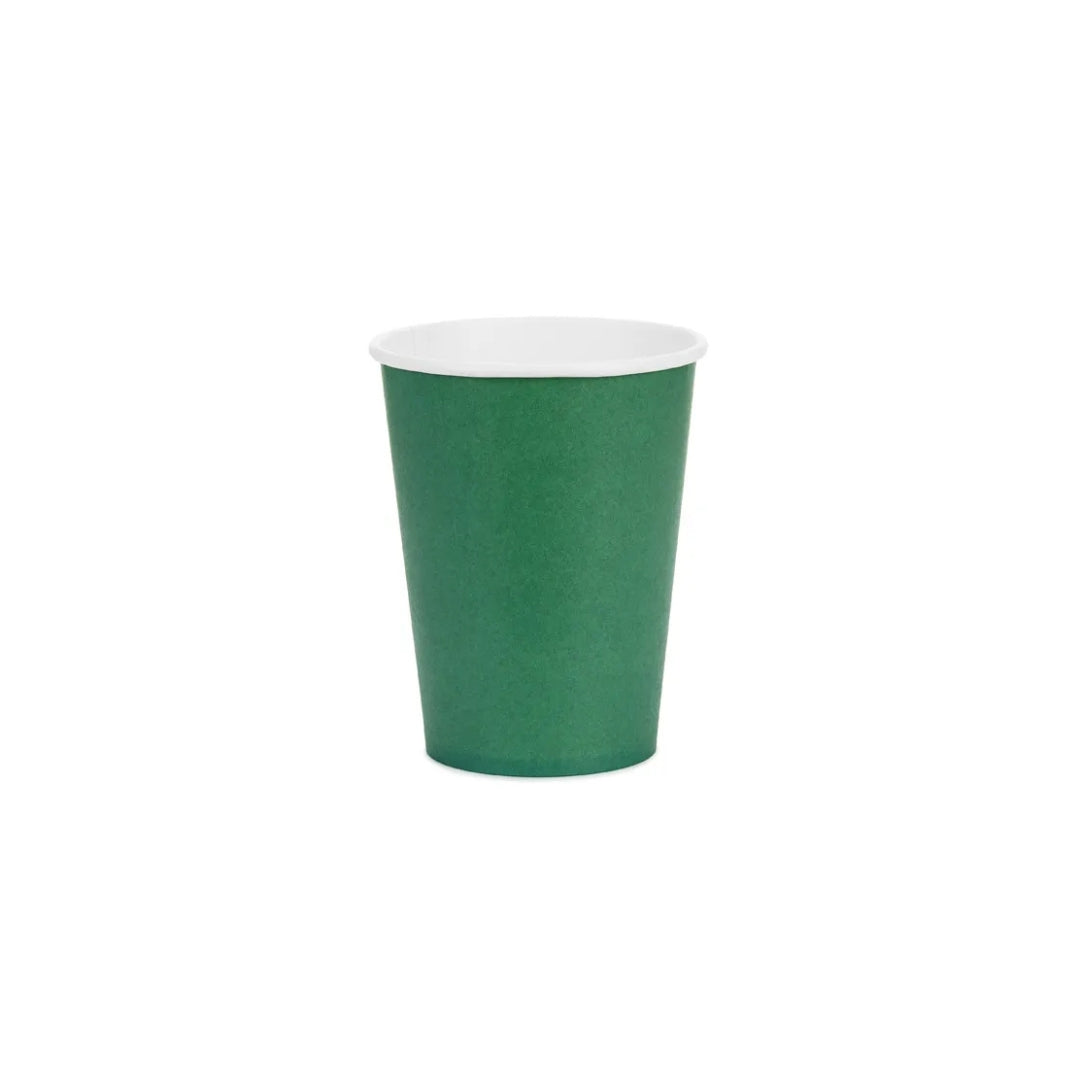 Pappbikar myrka Grønt 250ml 6stk
