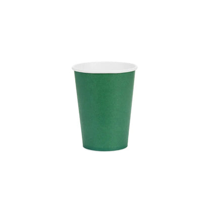 Pappbikar myrka Grønt 250ml 6stk