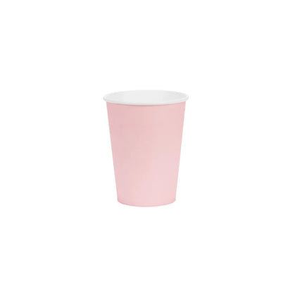 Pappbikar ljóst pink 250ml 6stk