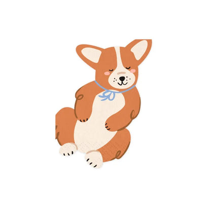 Serviettar Hund 11x15cm 12stk