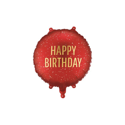 Ballón foliu "Happy Birthday" M. Reytt 35cm
