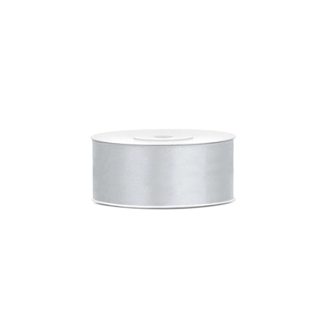 Silkiband silvur 25mm/25m