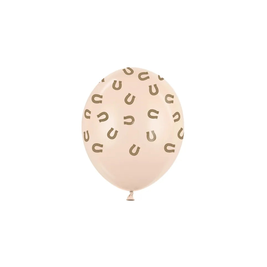 Ballónir "hestaskógvur" 30cm 6stk