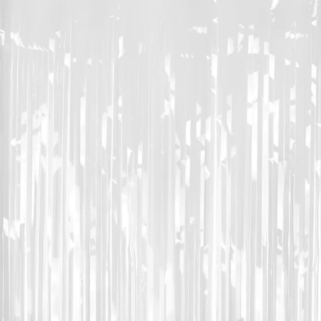 Partygardin 100x200cm hvítt