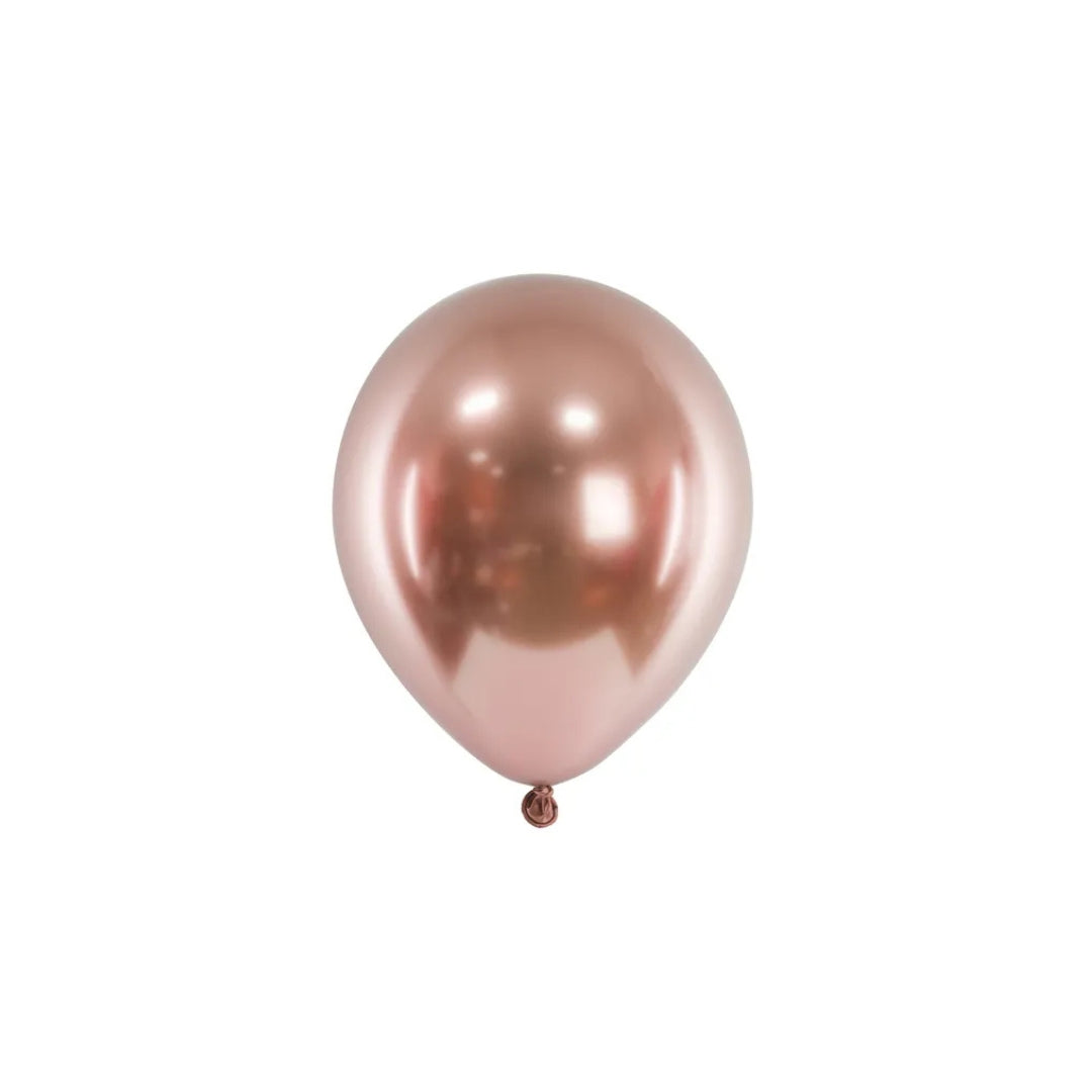 Ballónir Glossy 46cm 5stk rósugull