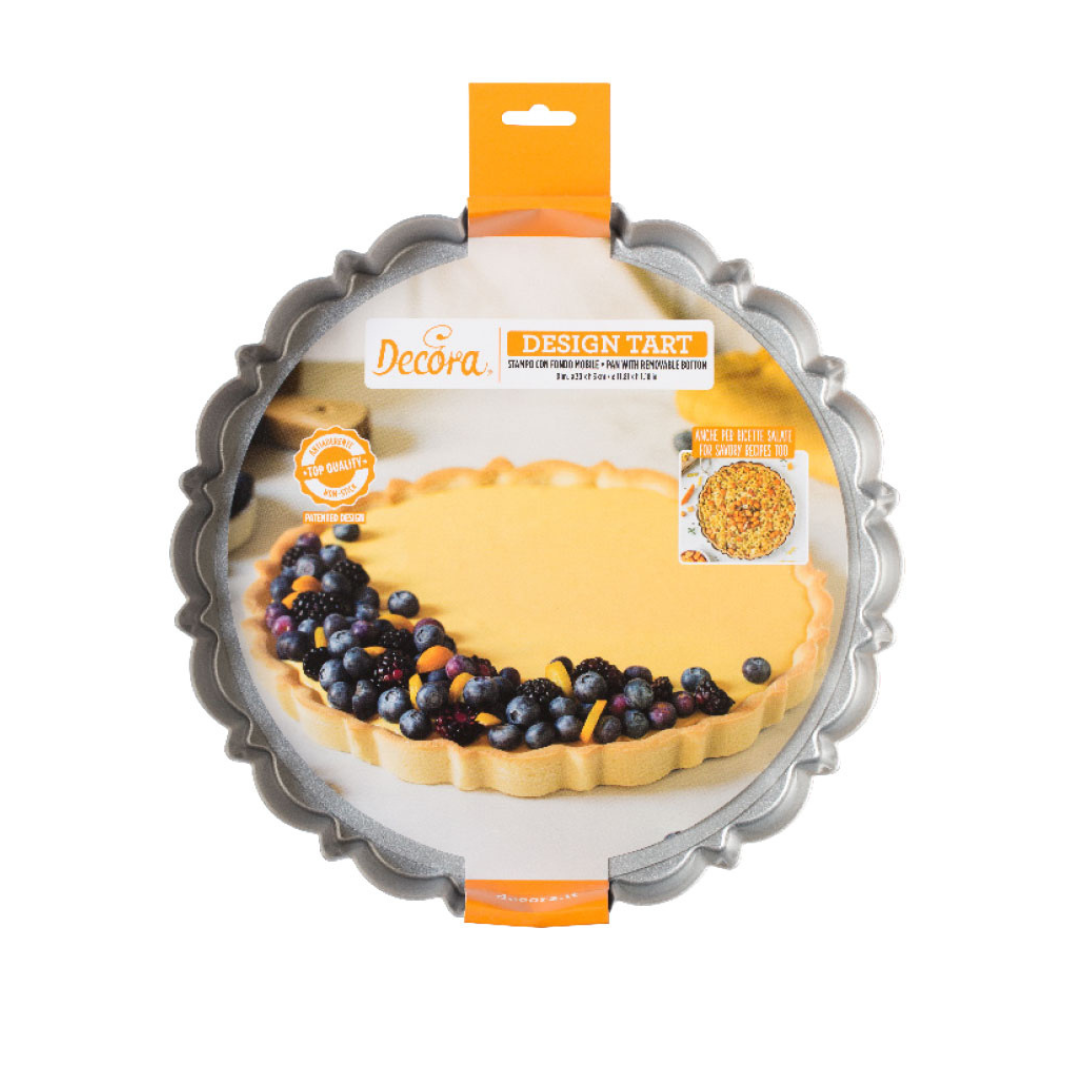 Decora bakiformur Tart tart stál Ø30 H3cm leysan botn