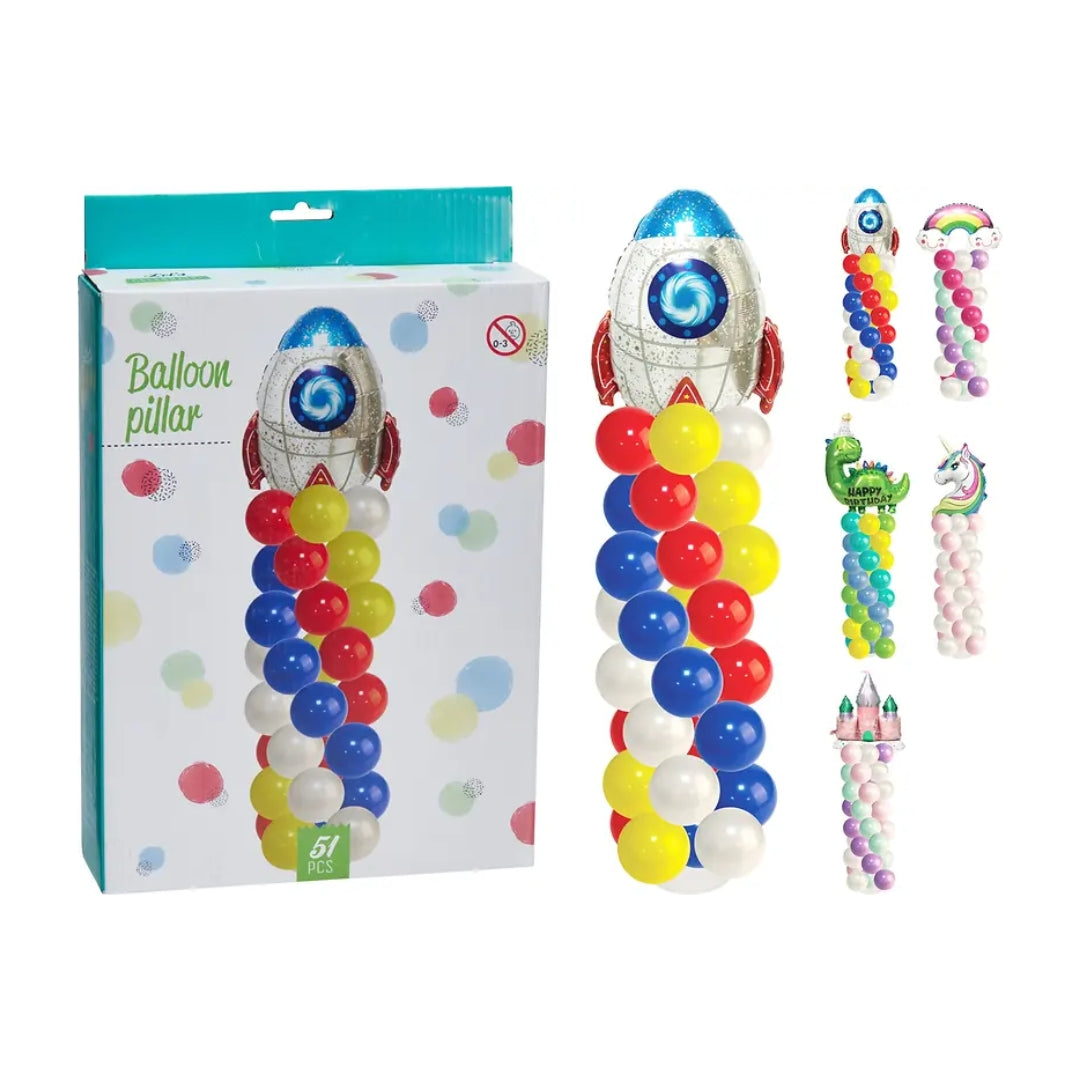 EH Ballónsett v/haldara 5ass