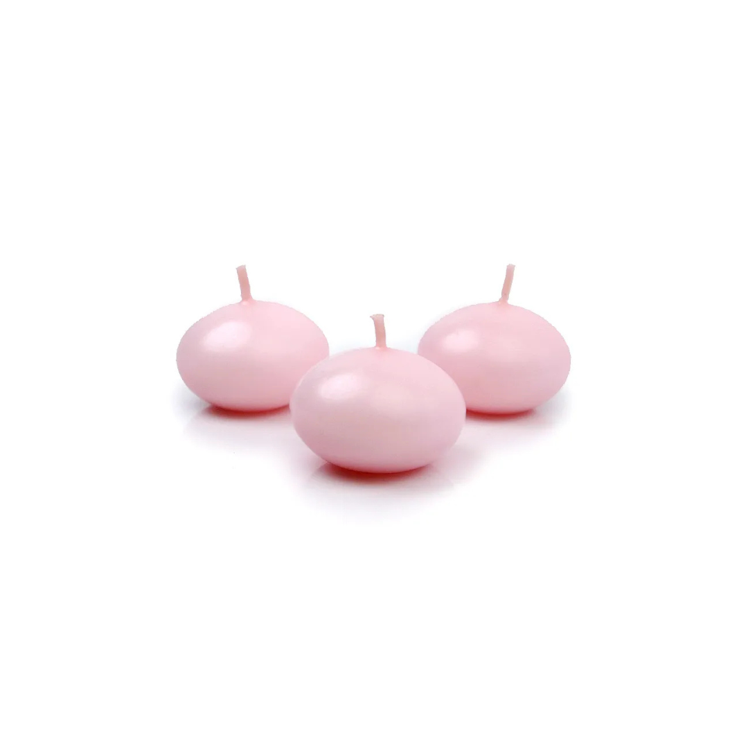 Partydeco Flótiljós disco matt pink 4cm
