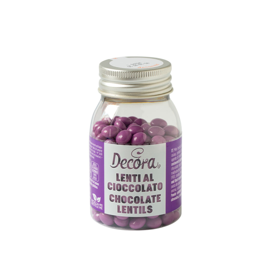 Decora Sjokolátaperlur 60% lilla 80gr