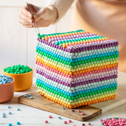 Sjokolátaperlur reytt Ø10mm 1kg