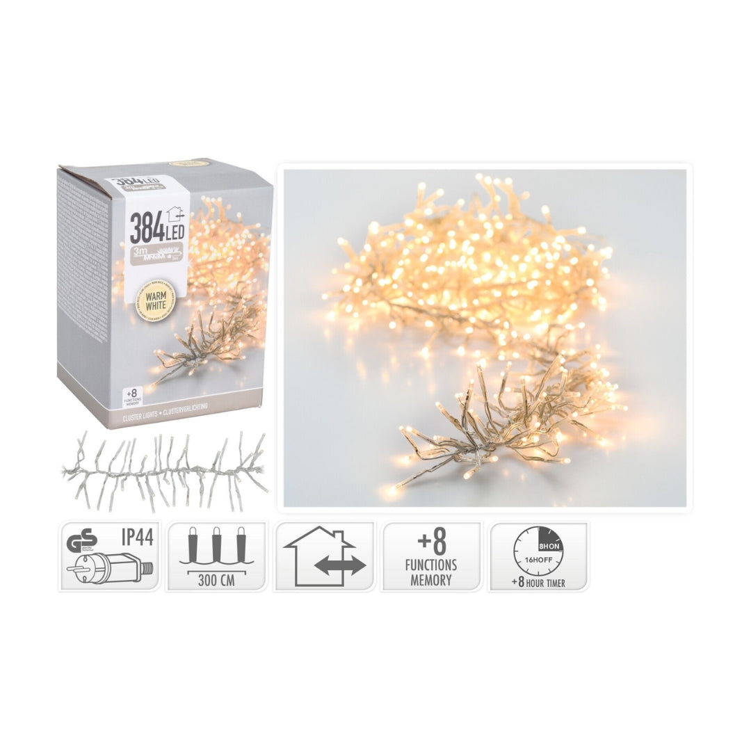 EH Ljósketa v/384LED heithvít 2,8m