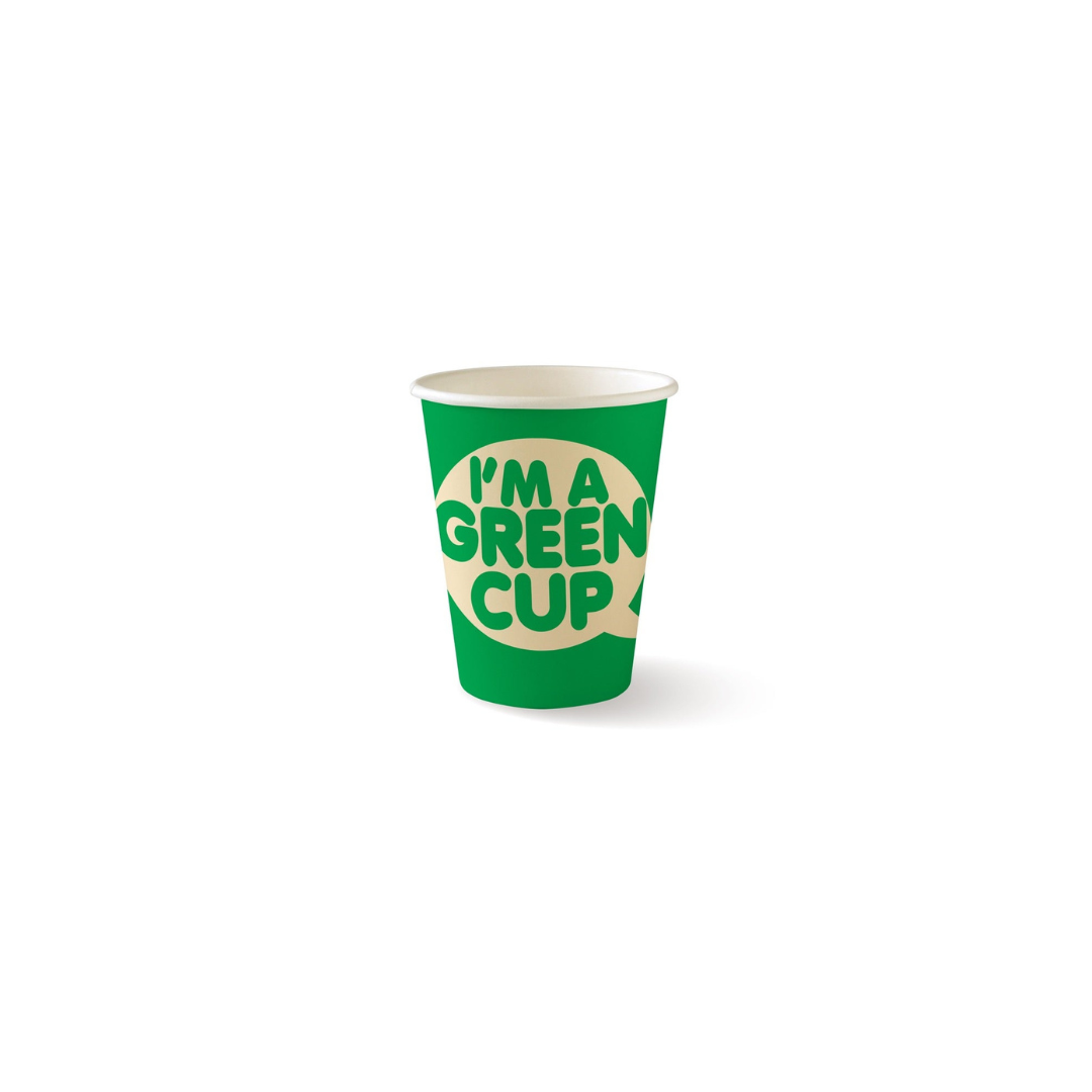 Biopak pappbikar 28cl 1lag Aqua &quot;Green cup&quot; 50stk|kar20