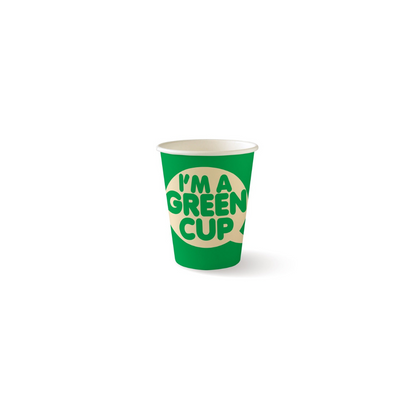 Biopak pappbikar 28cl 1lag Aqua &quot;Green cup&quot; 50stk|kar20