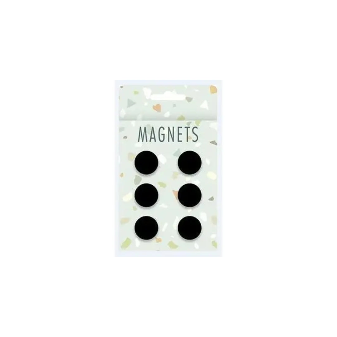 Magnetir 6stk Svørt