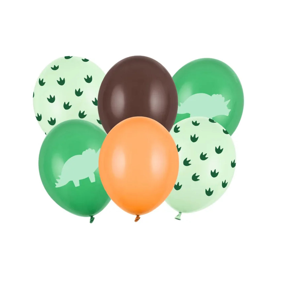 Party Deco Ballónir 30cm Dinosaurar 6stk