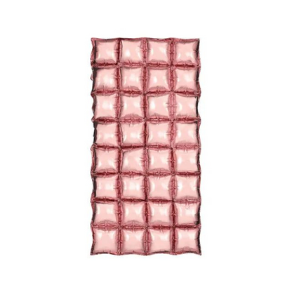 Partydeco Ballónveggur 143x72cm folie Golden Rosa