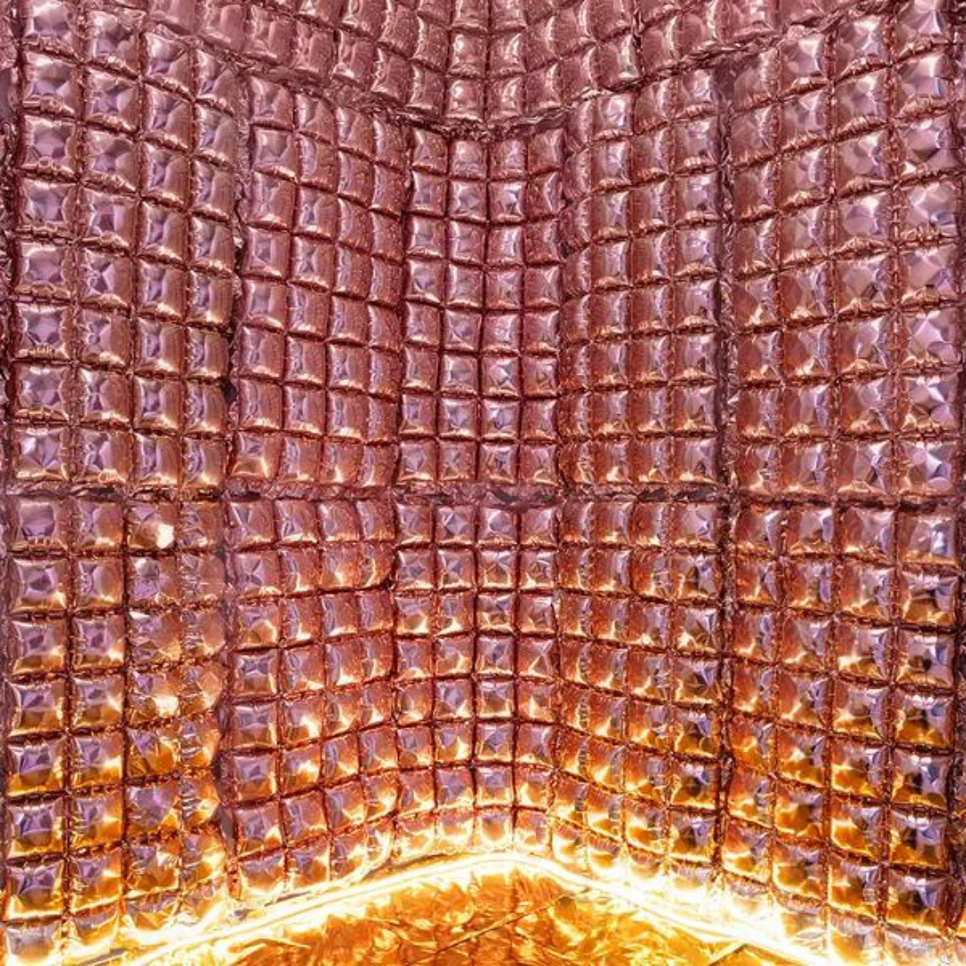 Partydeco Ballónveggur 143x72cm folie Golden Rosa