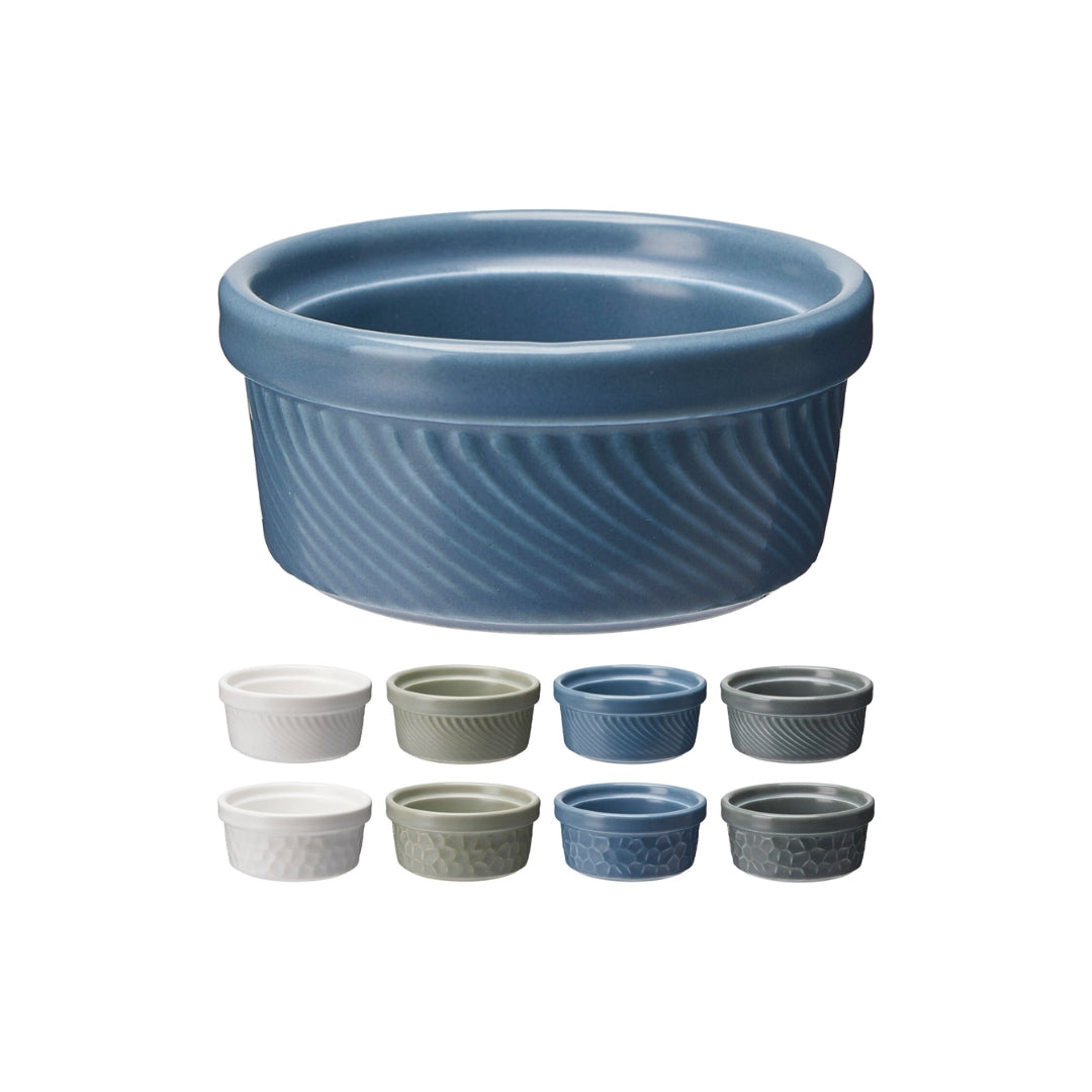 EH Skál porselen 8ymiskar 68x30mm 1stk