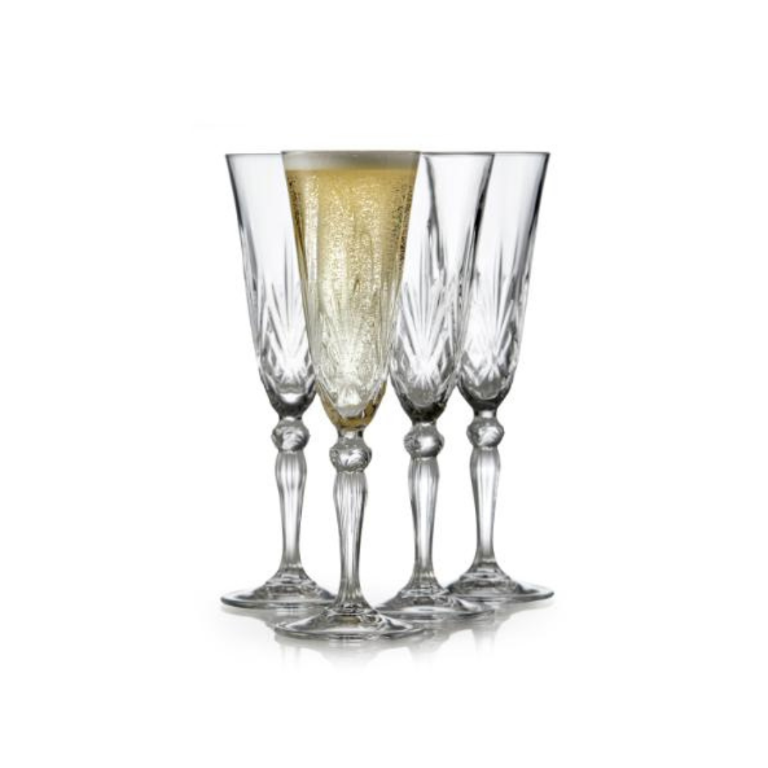 Gløs Champagne 4stk 16cl Melodia Lyngby