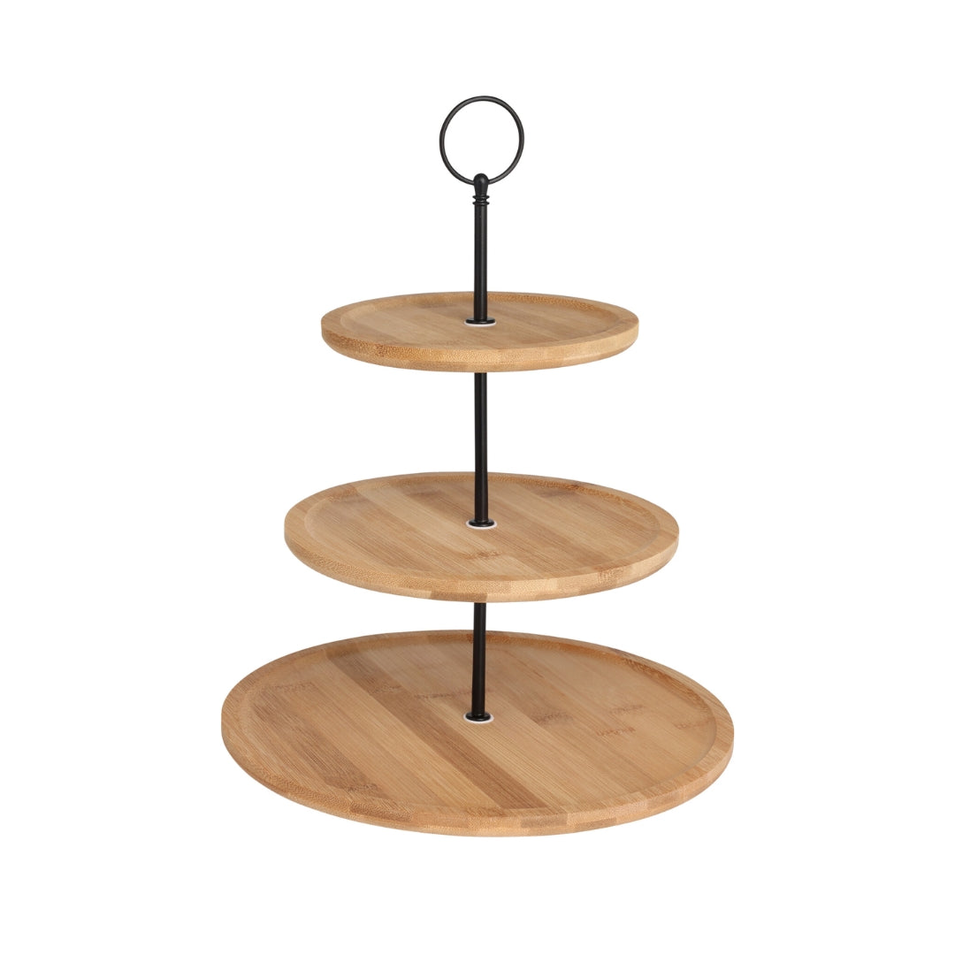 EH Uppsatsur 3hæddir bambus 34x28cm