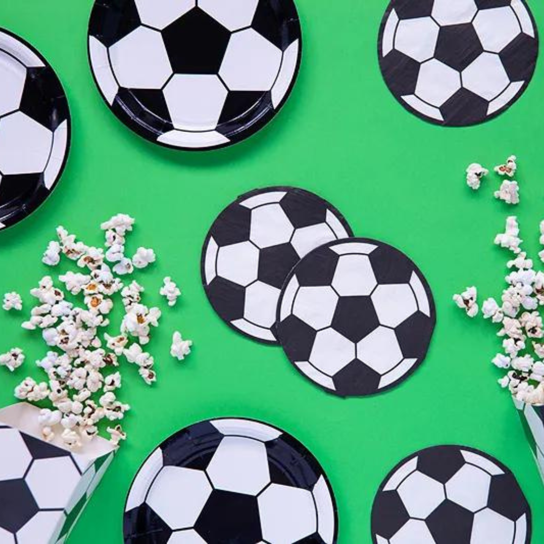 Partydeco Serviettar 33cm 3-lag 20stk Fótbólt