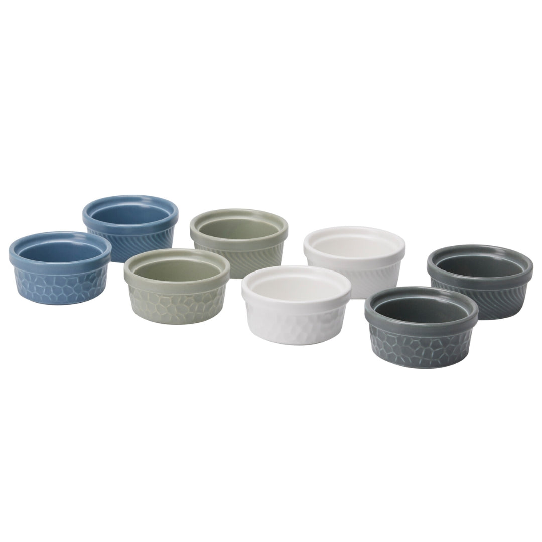 EH Skál porselen 8ymiskar 68x30mm 1stk