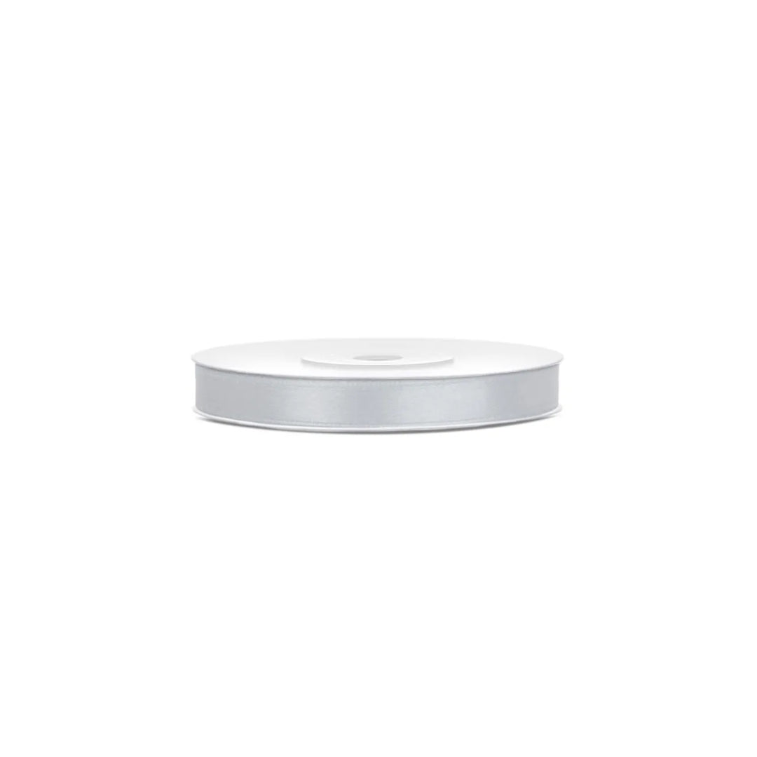 Silkiband silvur 6mm/25m