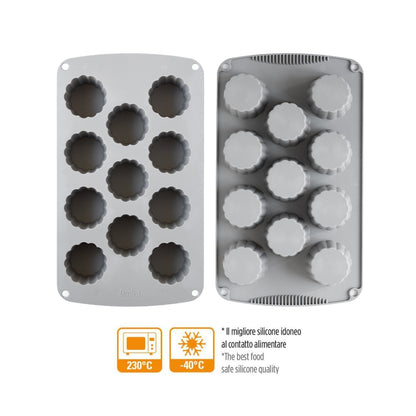 DC Bakiformur 11stk Ø5,5 H5,5 silikon 30x17cm