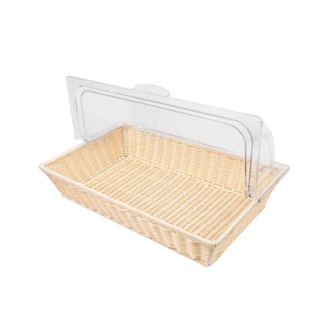 Breyðkurv v/lok 1GN 53x32,5cm beige PP