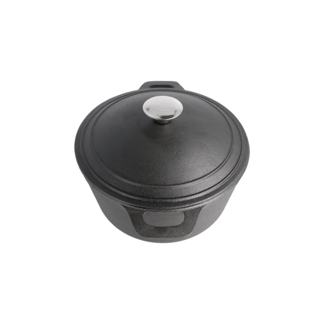 Stoypijarnsgrýta v/loki 4,8L Ø25,5cm svørt