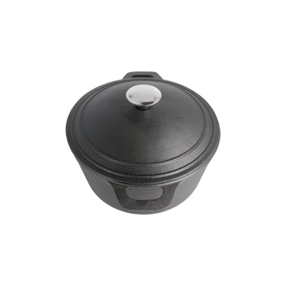 Stoypijarnsgrýta v/loki 4,8L Ø25,5cm svørt