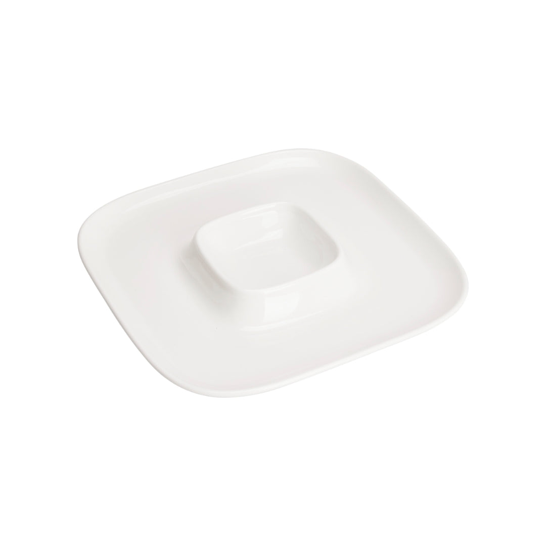 EH Serveingsfat porselen 26x26cm 2rúm